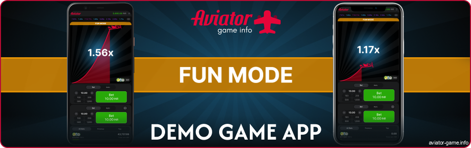 Trial Version of the Aviator IN Mobile App