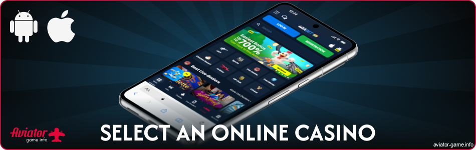 Choose the Aviator IN Mobile Casino