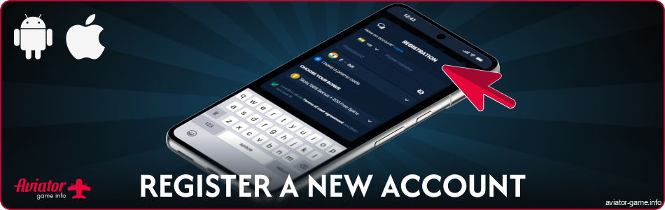 Register in the Aviator India App