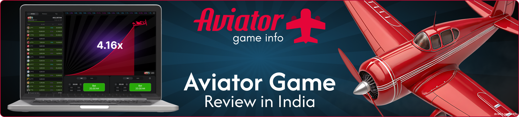 Aviator crash game for players from India
