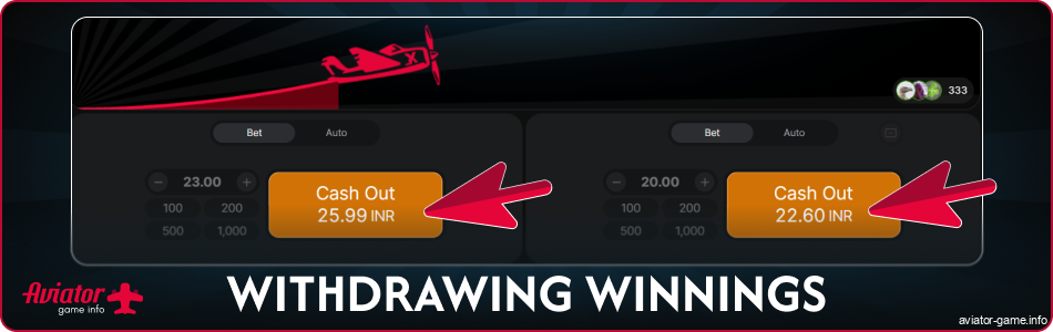 Withdraw Your Winnings in 4rabet Aviator IN